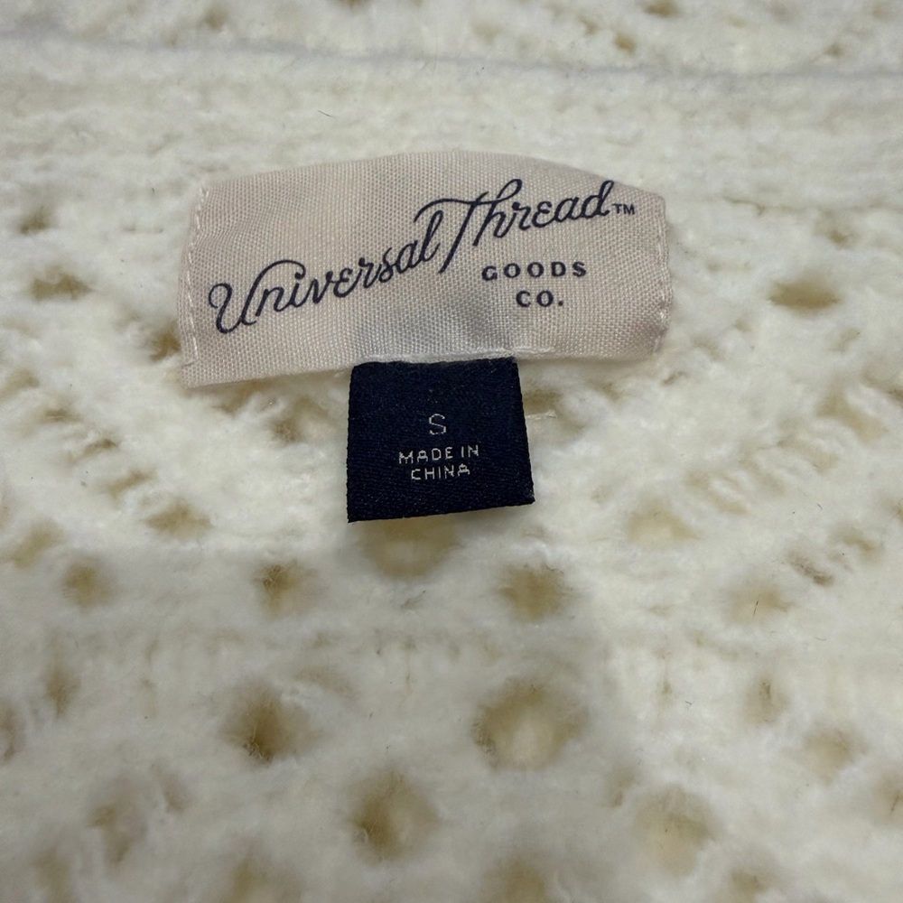 Universal Thread Cream Textured Sweater - Picture 3 of 3